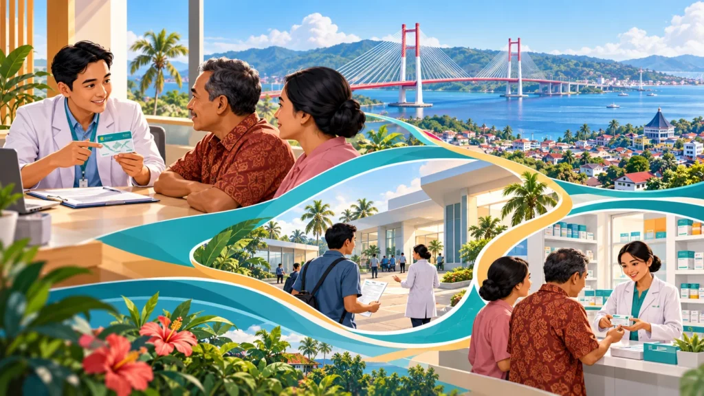 Ilustrasi alur informasi JKN dan Program Rujuk Balik di Ambon